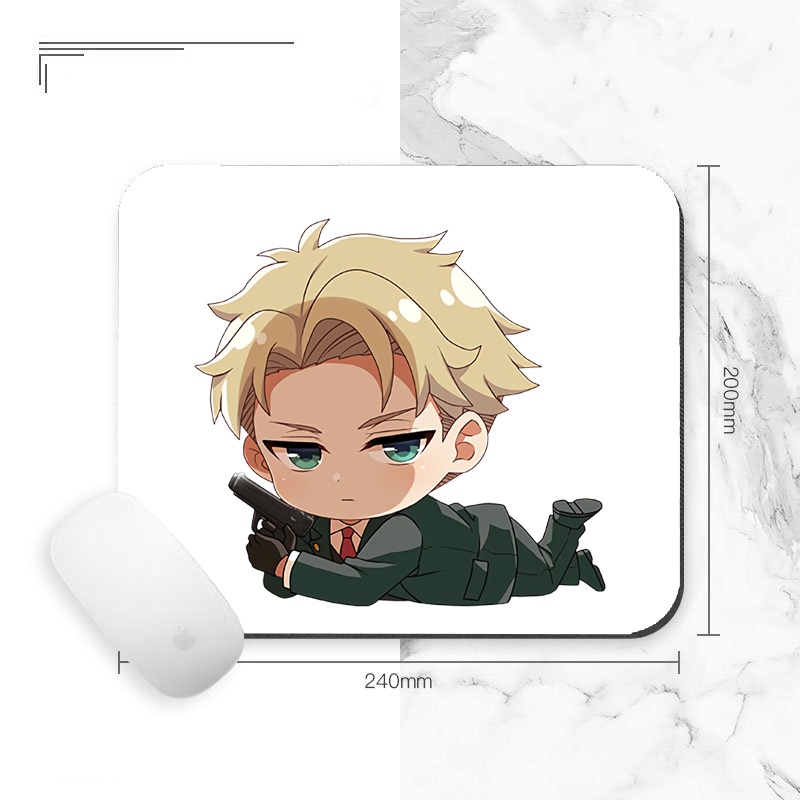Miếng lót chuột SPY x Family ver nằm gia đình điệp viên anime chibi dễ thương xin xắn tiện lợi xinh xắn