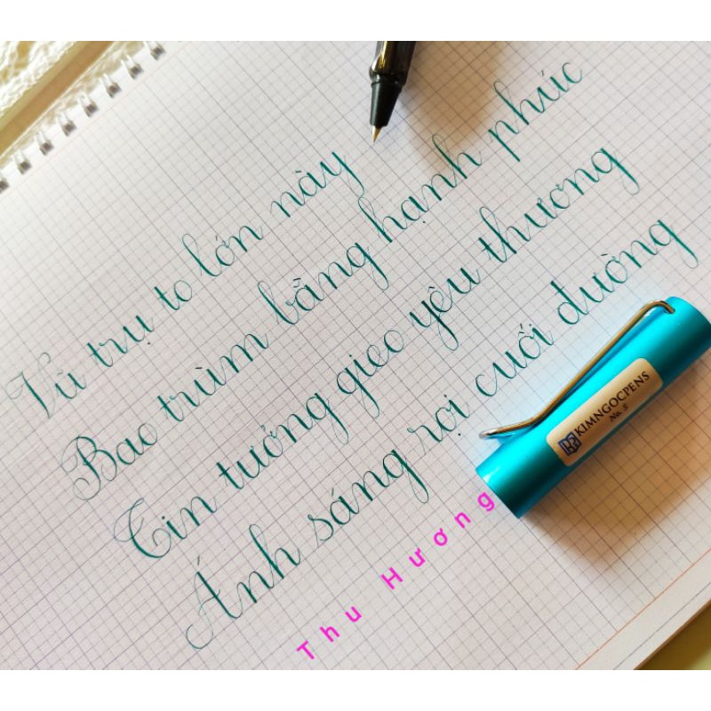 Bút Kim ngọc No5F ngòi lá tre thanh đậm tốt