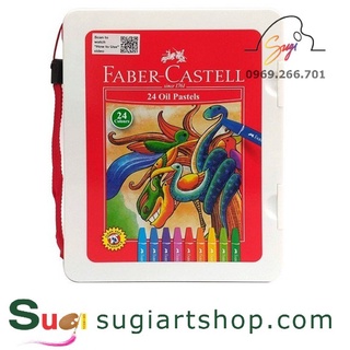 Sáp dầu Faber Castell, Oil pastel Faber Castell bộ 24 màu - HÔP NHỰA