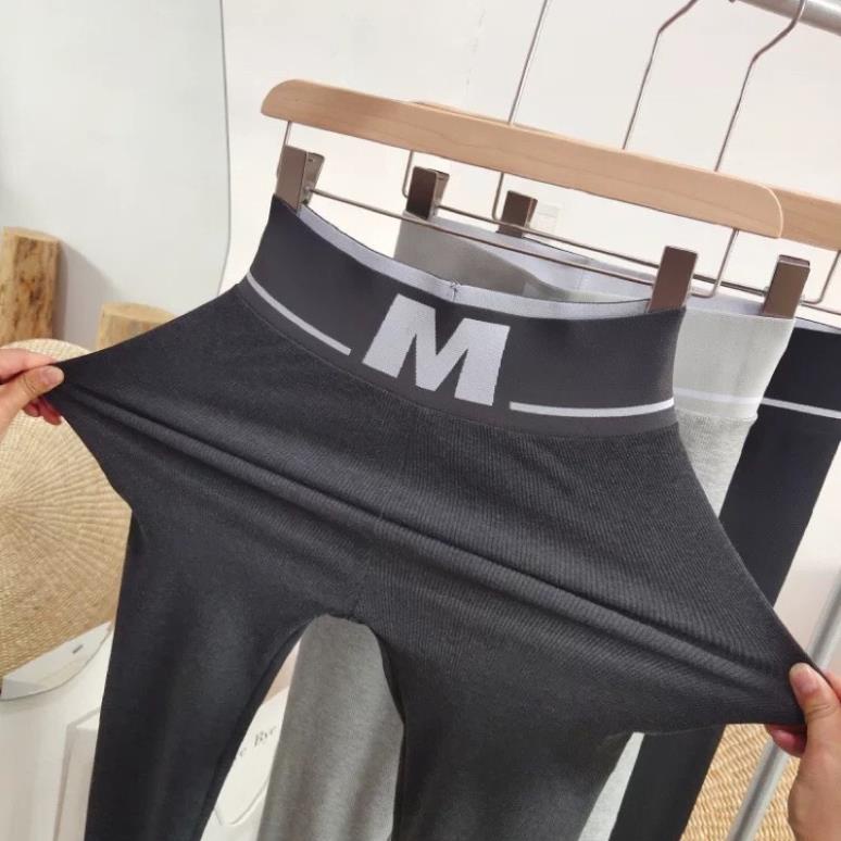 ❤️ Quần Legging Nữ Cạp Chữ M Chất Cotton Tăm Thon Gọn Thời Trang Mẫu Mới ❤️