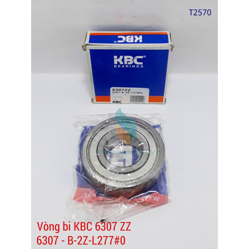 [Mã ELFLASH5 giảm 20K đơn 50K] Vòng bi máy giặt KBC 6307 ZZ (KT:80 x 35 x 21)