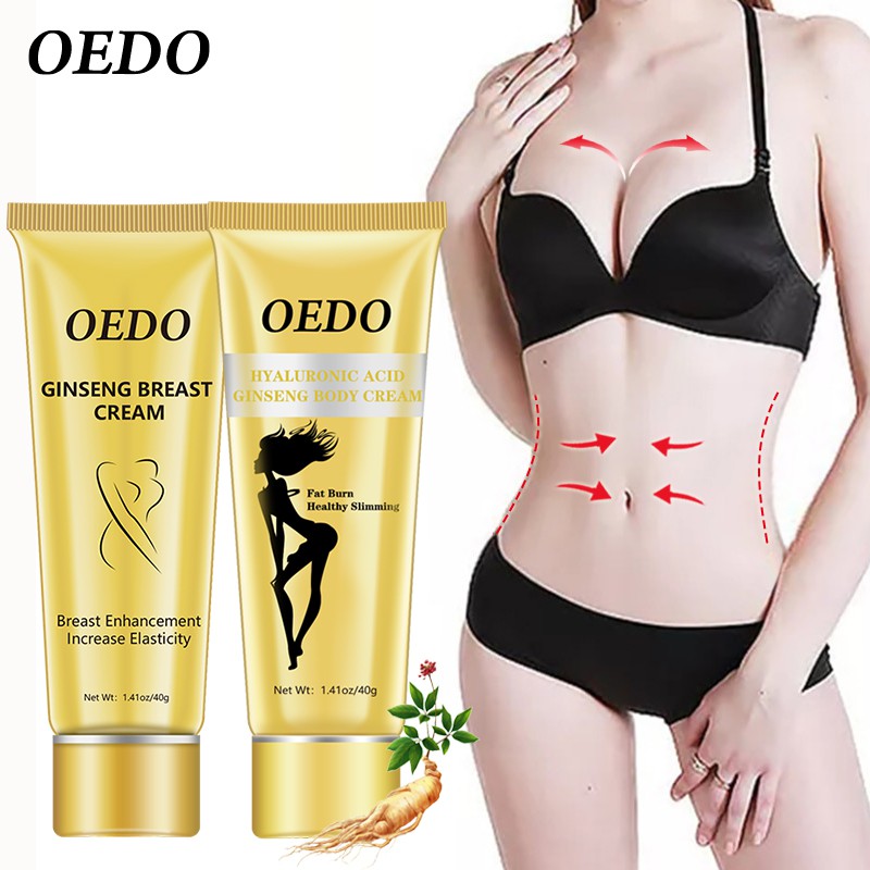OEDO Bộ sản phẩm kem giảm béo Axit Hyaluronic và kem nở ngực nhân sâm tăng cường độ đàn hồi cho vòng 1 | BigBuy360 - bigbuy360.vn