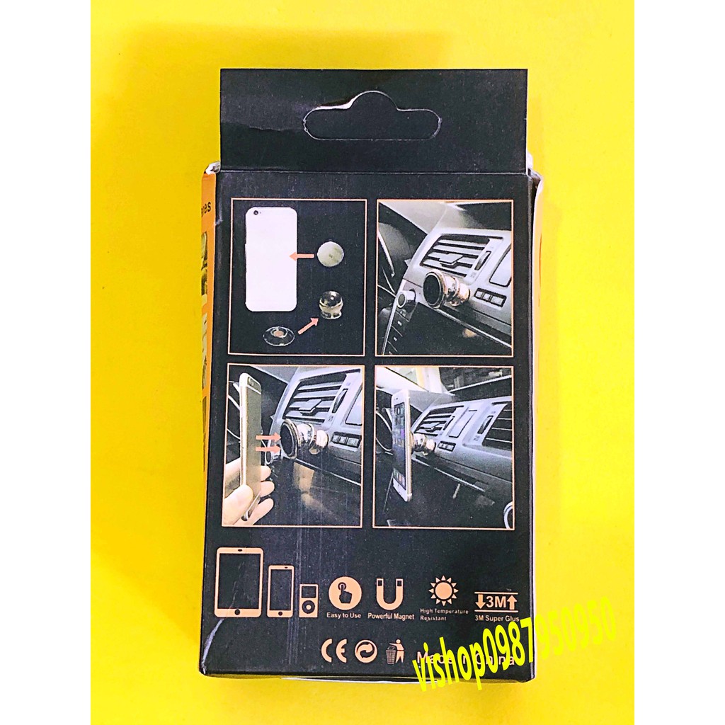 Giá Đỡ Điện Thoại Hít Nam Châm Trên Xe Hơi, Ô Tô, Để Bàn Xoay 360 Độ | BigBuy360 - bigbuy360.vn