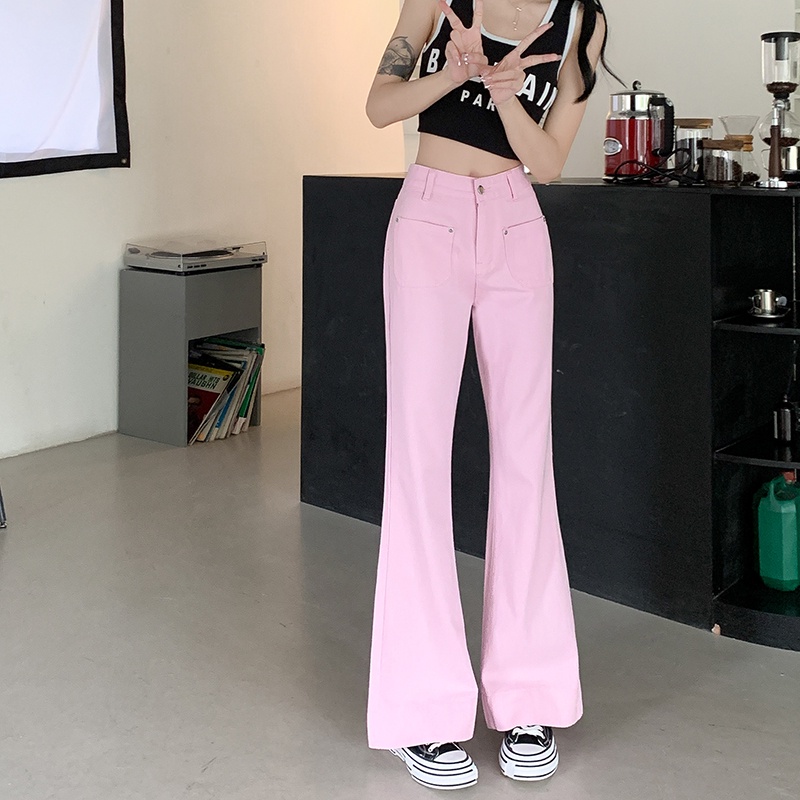 Quần jean dài SUXI ống loe thời trang cho nữ