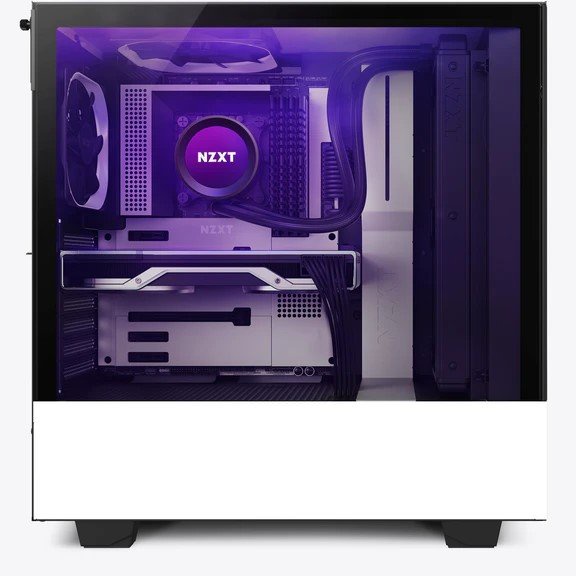 Vỏ case NZXT H510 ELITE MATTE WHITE