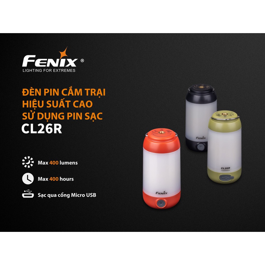 Đèn pin Fenix CL26R