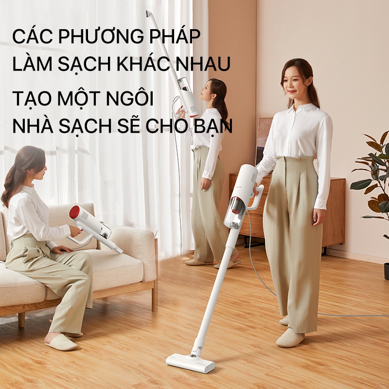 Máy hút bụi cầm tay Deerma DEM-DX300 gia đình 3 in 1