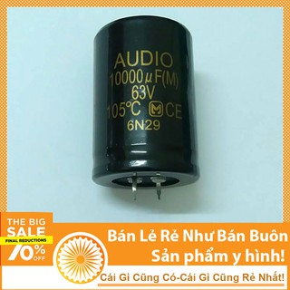 Tụ Hóa 63v 10000uF  AUDIO Cao Cấp
