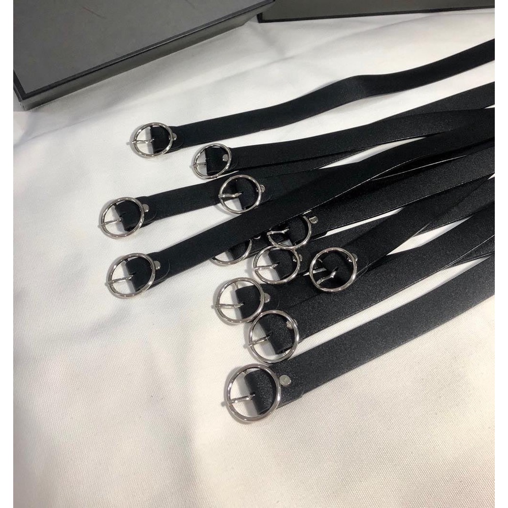 Thắt lưng nữ dây nịt nữ ulzzang mặt tròn nhỏ bản 1.8cm  đi học đi làm đẹp CHIBEST TL001