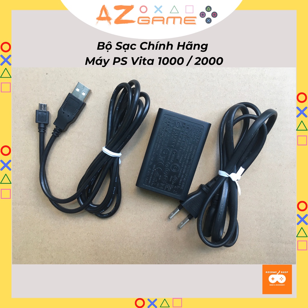 Trọn Bộ Sạc Cáp Chính Hãng dành cho PSVita 1000 / PS Vita 2000