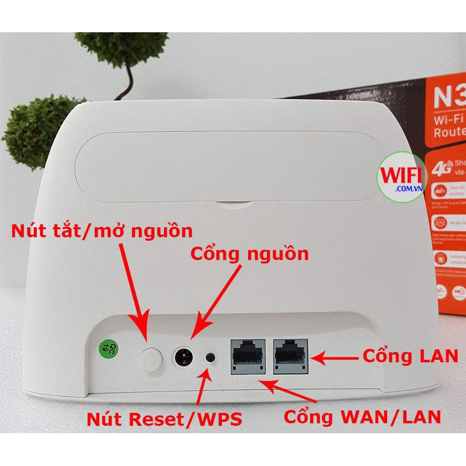 Bộ Phát Wifi 4G LTE Tenda 4G03 Chuẩn N300 - Hàng Chính Hãng