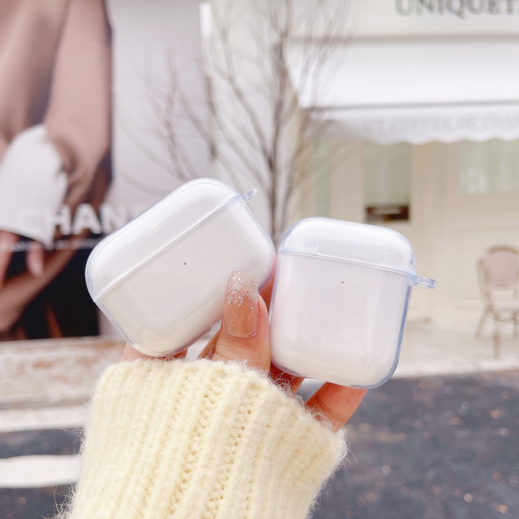 Vỏ bảo vệ hộp sạc tai nghe bluetooth thích hợp cho airpods 1/2 pro 3 tpu mềm trong suốt họa tiết hoạt hình dễ thương