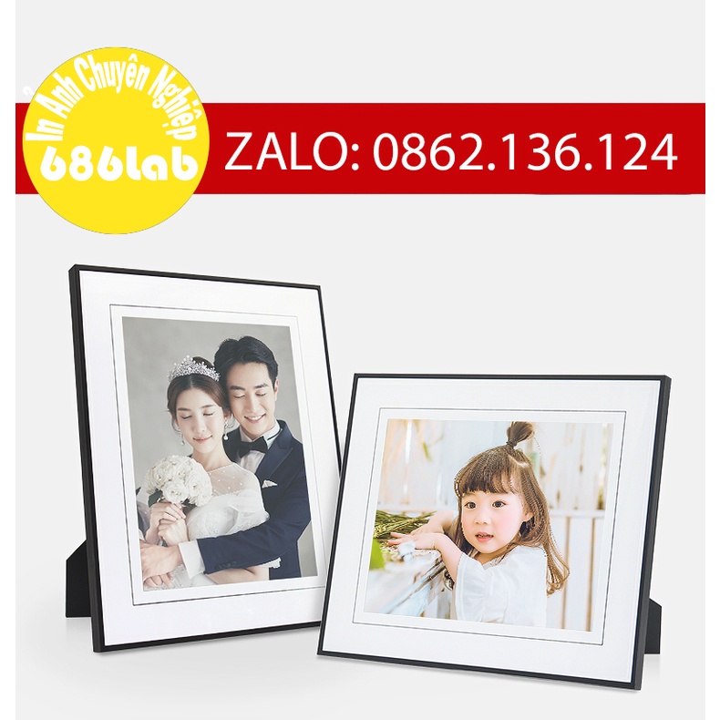 In Ảnh Khung Canvas 13x18cm 15x21cm 20x30cm Ảnh Để Bàn ẢNh Treo Tường
