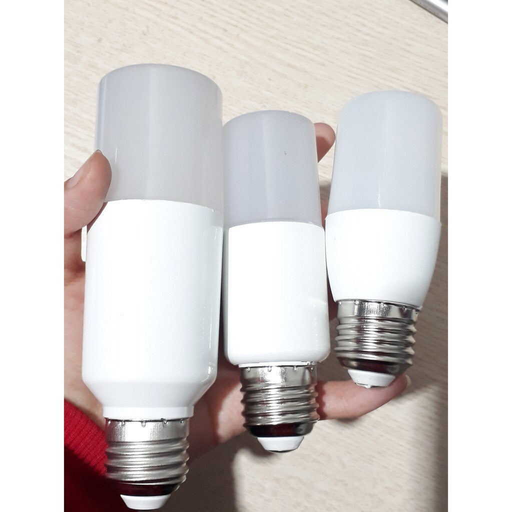 Bóng đèn LED trụ thân dài dùng trong nhà ngoài trời - Trắng Vàng