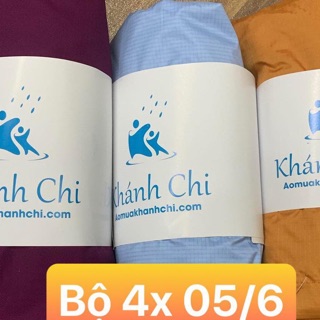 bộ Áo mưa Khánh Chi 1 lơp cho bé (ib chọn màu)