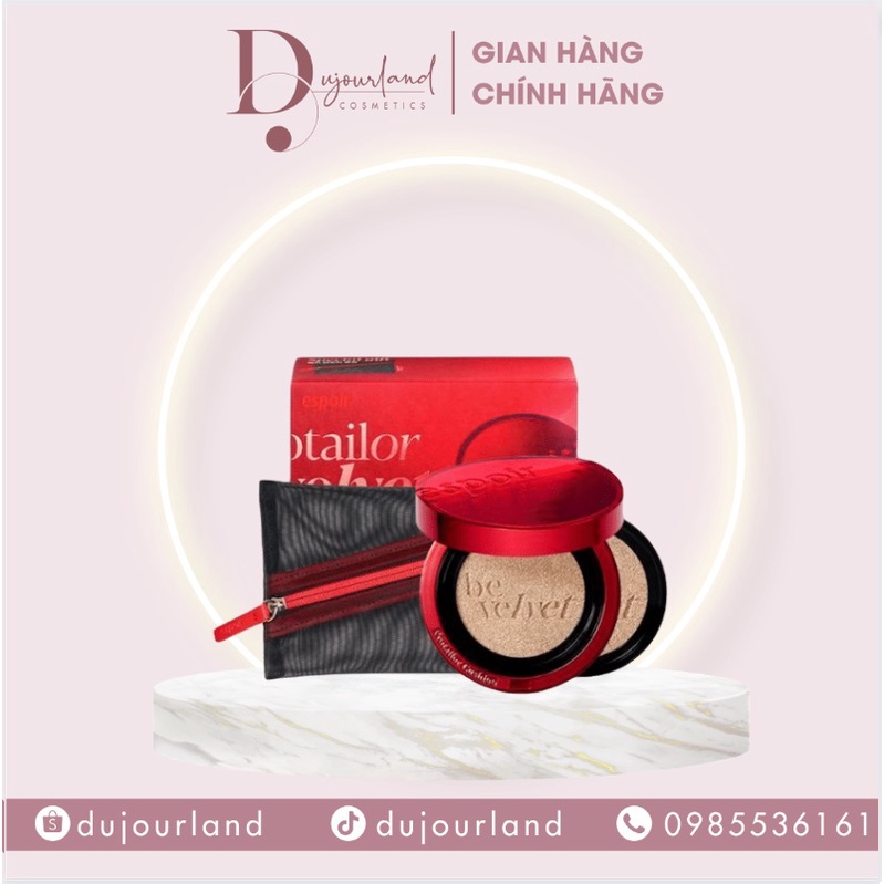 Phấn Nước Che Phủ Hoàn Hảo Espoir Pro Tailor Be Velvet Cover Cushion ( Kèm Lõi + Túi )