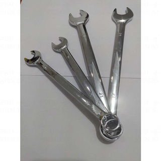 Cờ lê một đầu tròn mạ crom sáng bóng