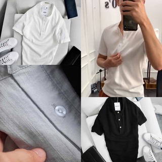 Áo đũi nam ngắn tay cổ tàu