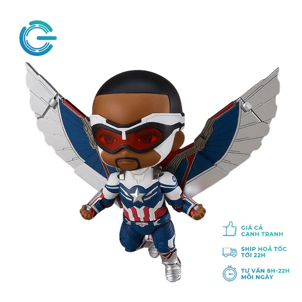 Mô hình nendoroid 1618 dx captian america sam wilson dòng the falcon and the winter soldier dx ver Gamestop.vn  MVND06
