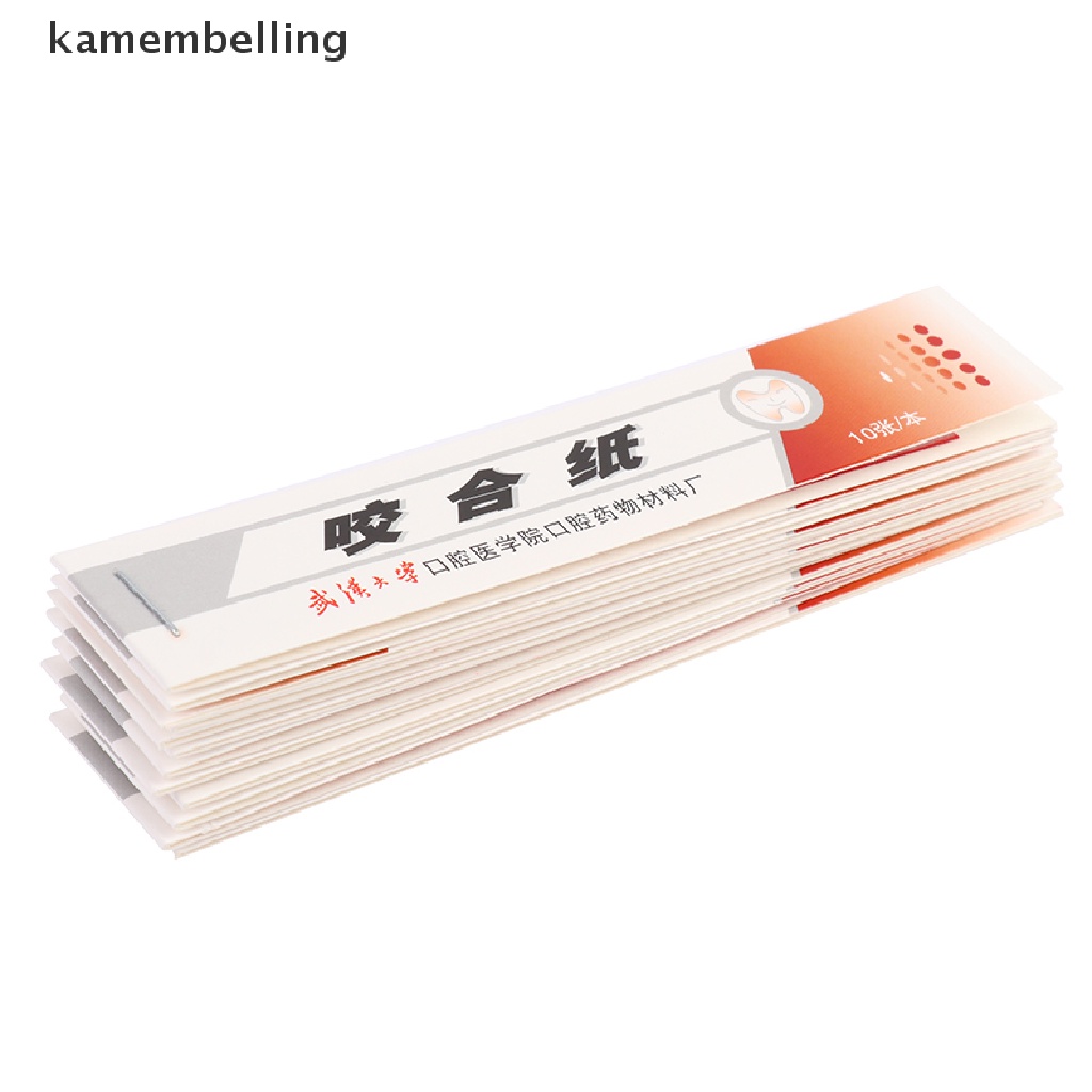 [Hàng mới về] Set 200 giấy điều chỉnh khớp răng màu đỏ chuyên dụng cho nha khoa