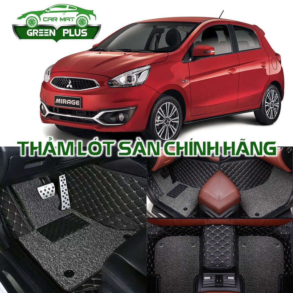 Thảm lót sàn ô tô 6D Mitsubishi Mirage chống nước, không mùi, phủ kín 90% sàn xe