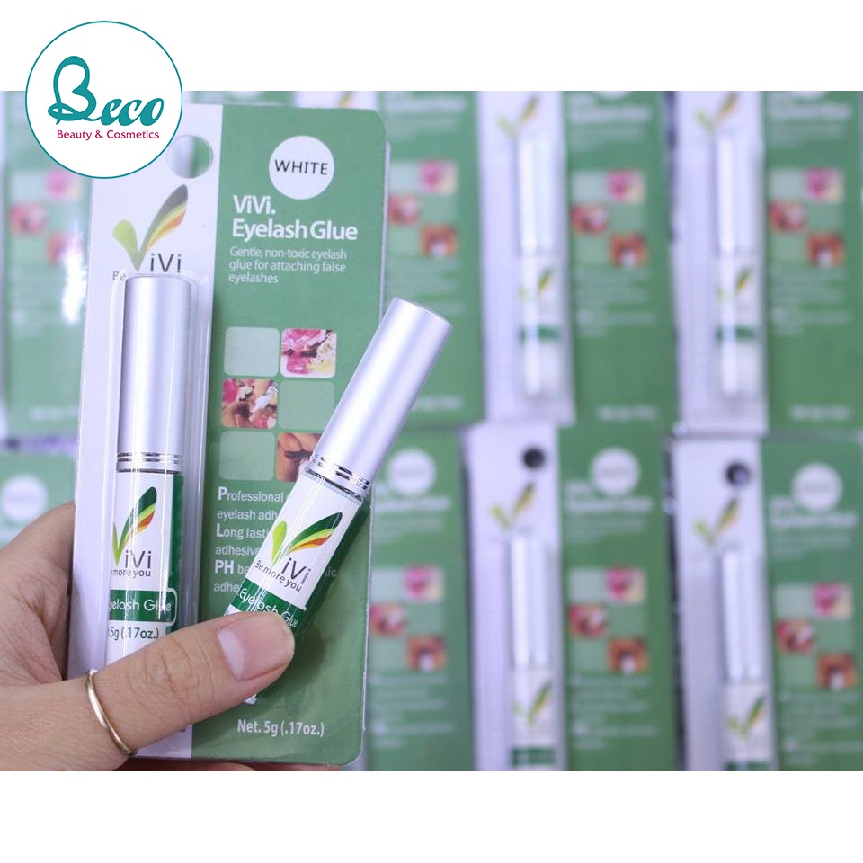 Keo dán mi Vivi Eyelash siêu dính dạng gel trong suốt không bị lộ, chuyên dụng cho các makeup chuyên nghiệp