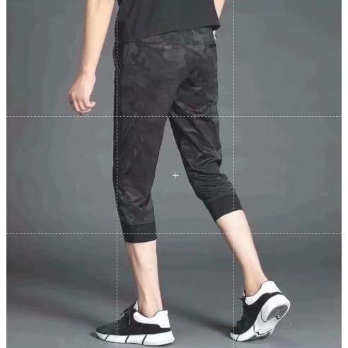 Plus Quần Legging Thể Thao Co Giãn Thoáng Khí Họa Tiết Rằn Ri Cá Tính Cho Nam