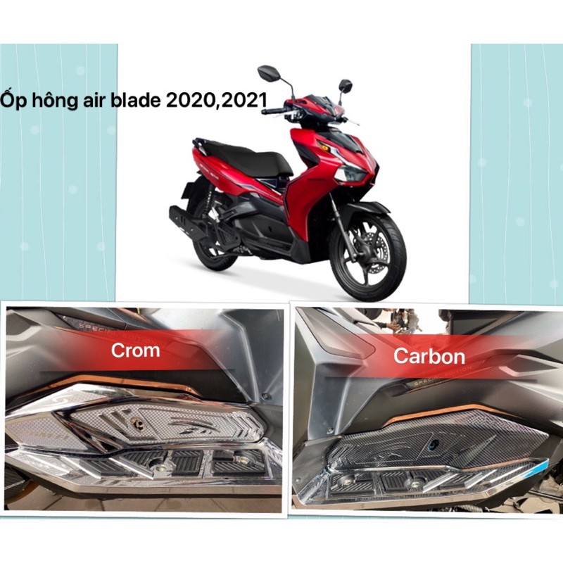 ốp hông lớn air blade ab airblade 2020 2021 2022 crom và carbon