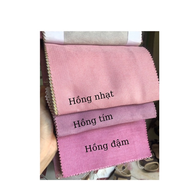 RÈM VẢI BỐ MÀU HỒNG - RÈM CỬA ĐI CỬA SỔ 3MX2M6 CHỐNG NẮNG  80%