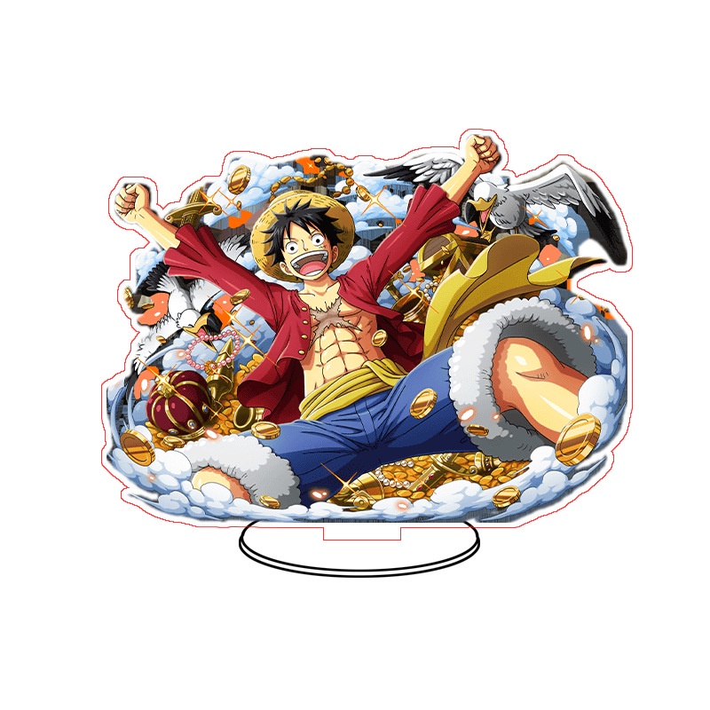  ONE PIECE Action Figure Assemble Movable Anime Peripheral 15cm Figurine Luffy Zoro Acrylic souvenir High popularity