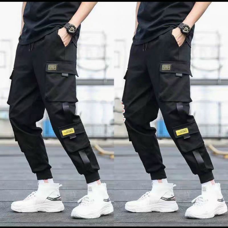 Quần jogger kaki nam kiểu túi hộp chất kaki dày dặn co giãn phong cách hàn kèm video