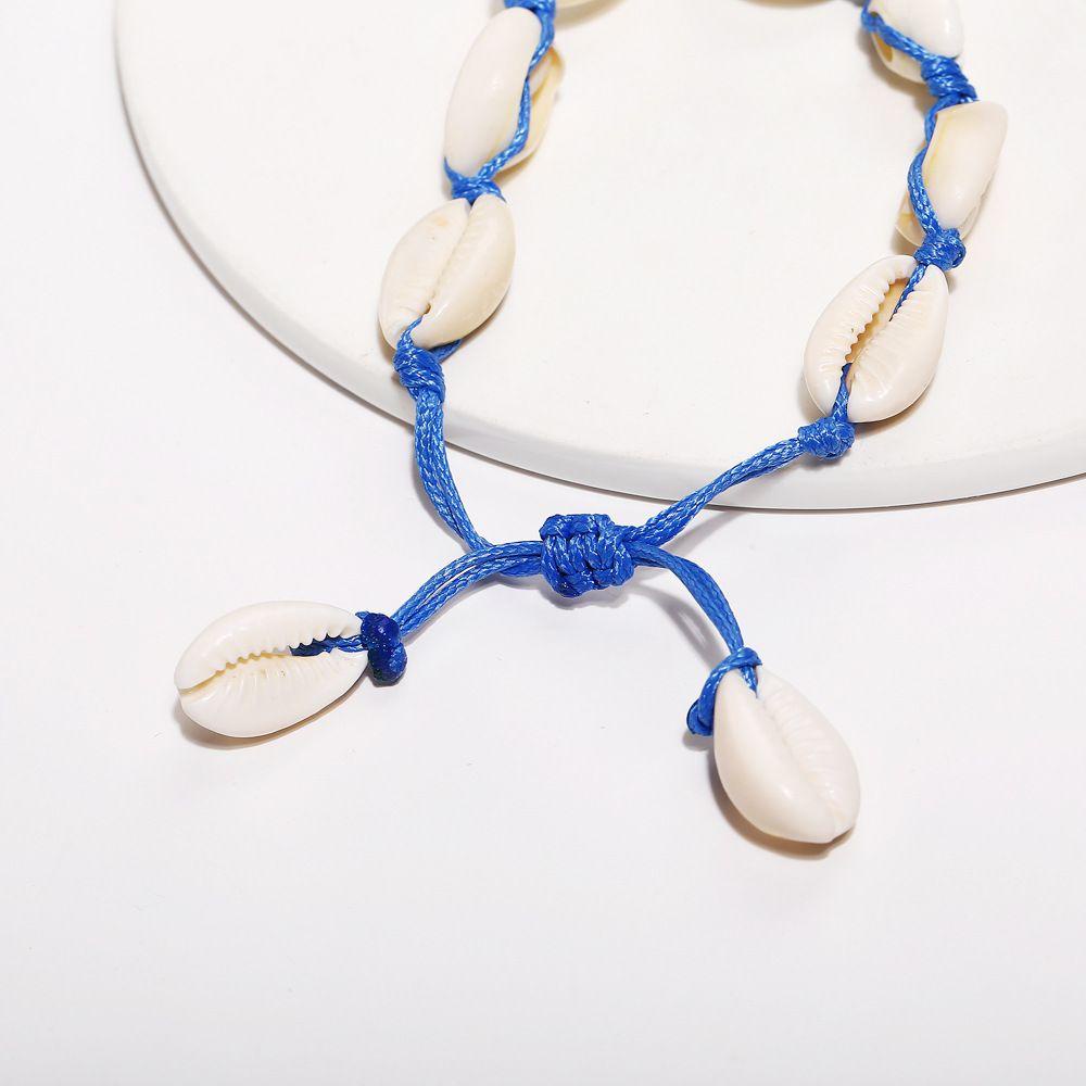 Vòng Đeo Tay Vỏ Sò Phong Cách Boho Có Thể Điều Chỉnh Kích Thước Dành Cho