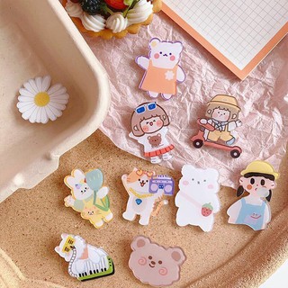 ⚡️HOTTREND⚡️Ghim cài áo, sticker cài balo , túi ví trang trí hoạt hình nhiều mẫu siêu dễ thương, xinh xắn