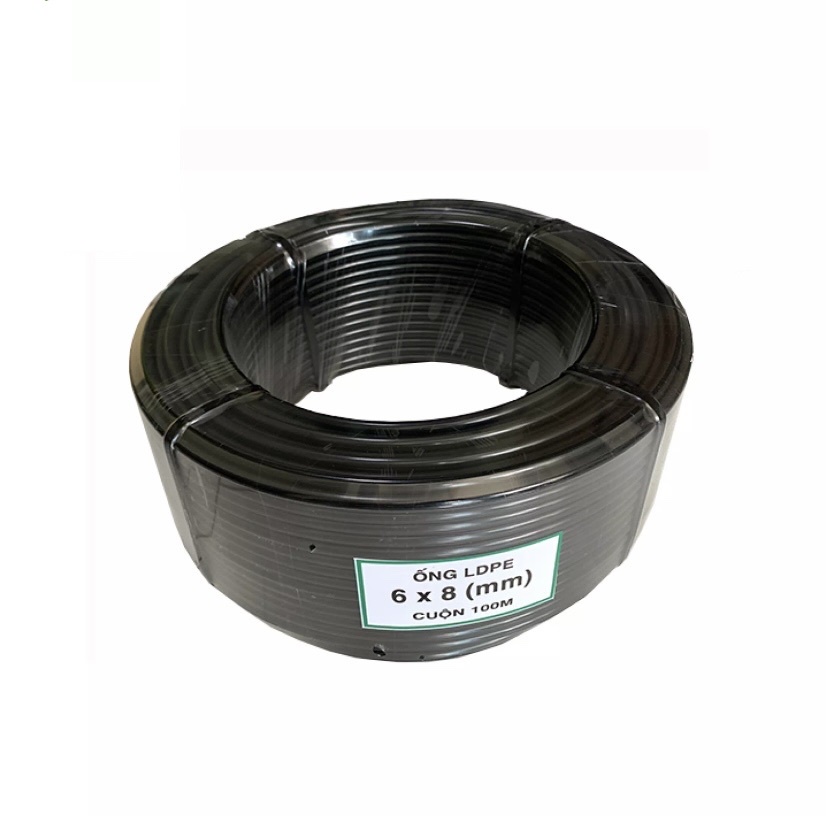 20Met- 40Met Dây PE 8mm, Ống Nhựa Phun Sương Nhựa Nguyên Sinh 100% Chịu Nắng Mưa Tốt