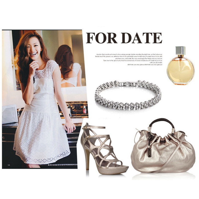 Vòng Tay Dây Xích Mạ Bạc 925 Thời Trang