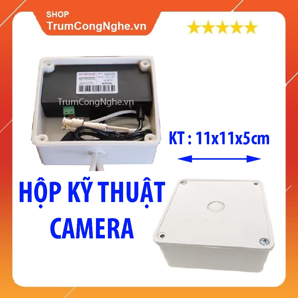 Hộp Kỹ Thuật Camera , Nhựa ABS Cao Cấp, Kích Thước 11x11x5cm