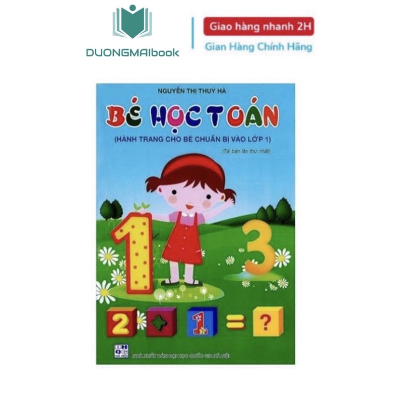 Sách - Bé học toán (Nguyễn Thị Thúy Hà) bán kèm 2 viên tẩy