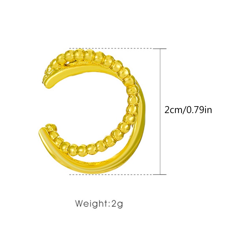 Bông Tai Dạng Kẹp Không Xỏ Lỗ Thời Trang Cho Thanh Thiếu Niên