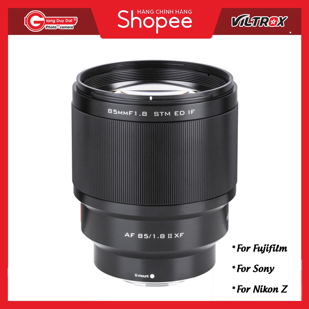 Ống Kính Viltrox 85mm f/1.8 STM Mark II