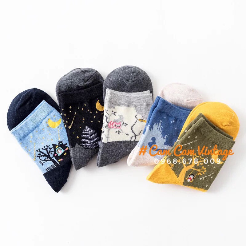 TẤT CAO CỔ NỮ VỚ CAO CỔ NAM TẤT NAM ULZZANG TẤT UNISEX BÓNG ĐÊM
