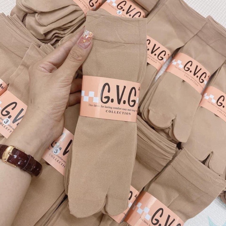 Set 10 Đôi Tất Xỏ Ngón 🍒FREESHIP🍒 Tất GVG Chất Dày Hàng Loại 1