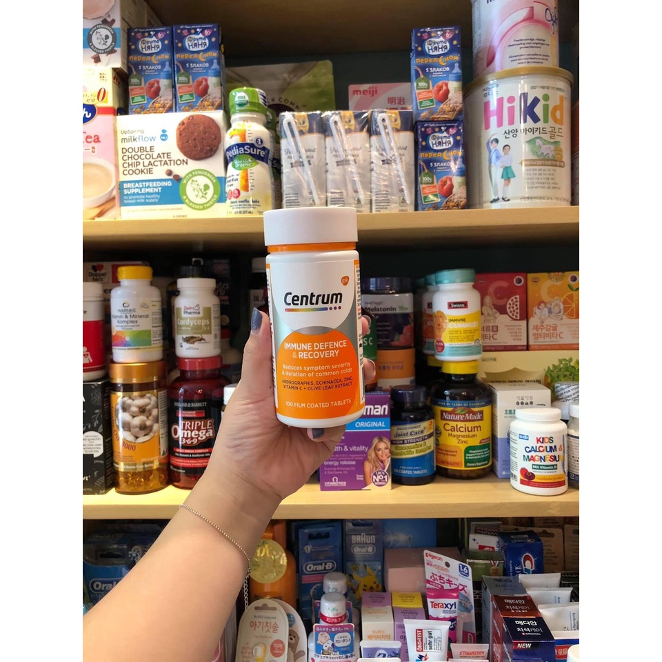-Viên tăng đề kháng Centrum Immune Defence & Recovery