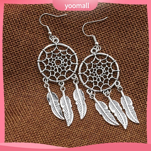 Yomall♡ Bông Tai Hình Lưới Giấc Mơ Thời Trang Boho Cho Nữ