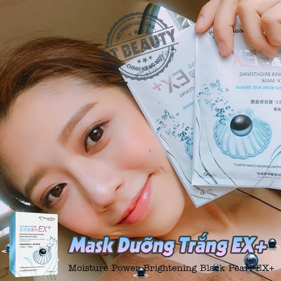 Mặt Nạ Ex+ My Beauty Diary Dưỡng Da Hộp 6 Miếng (Màu xanh)