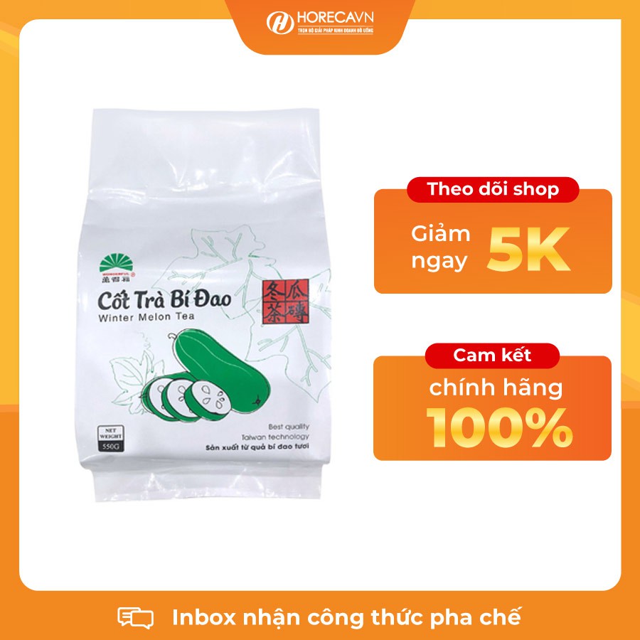 Cốt Trà Bí Đao Wonderful 550gr - Pha Trà Bí Đao Rõ Vị, Ngon Chuẩn