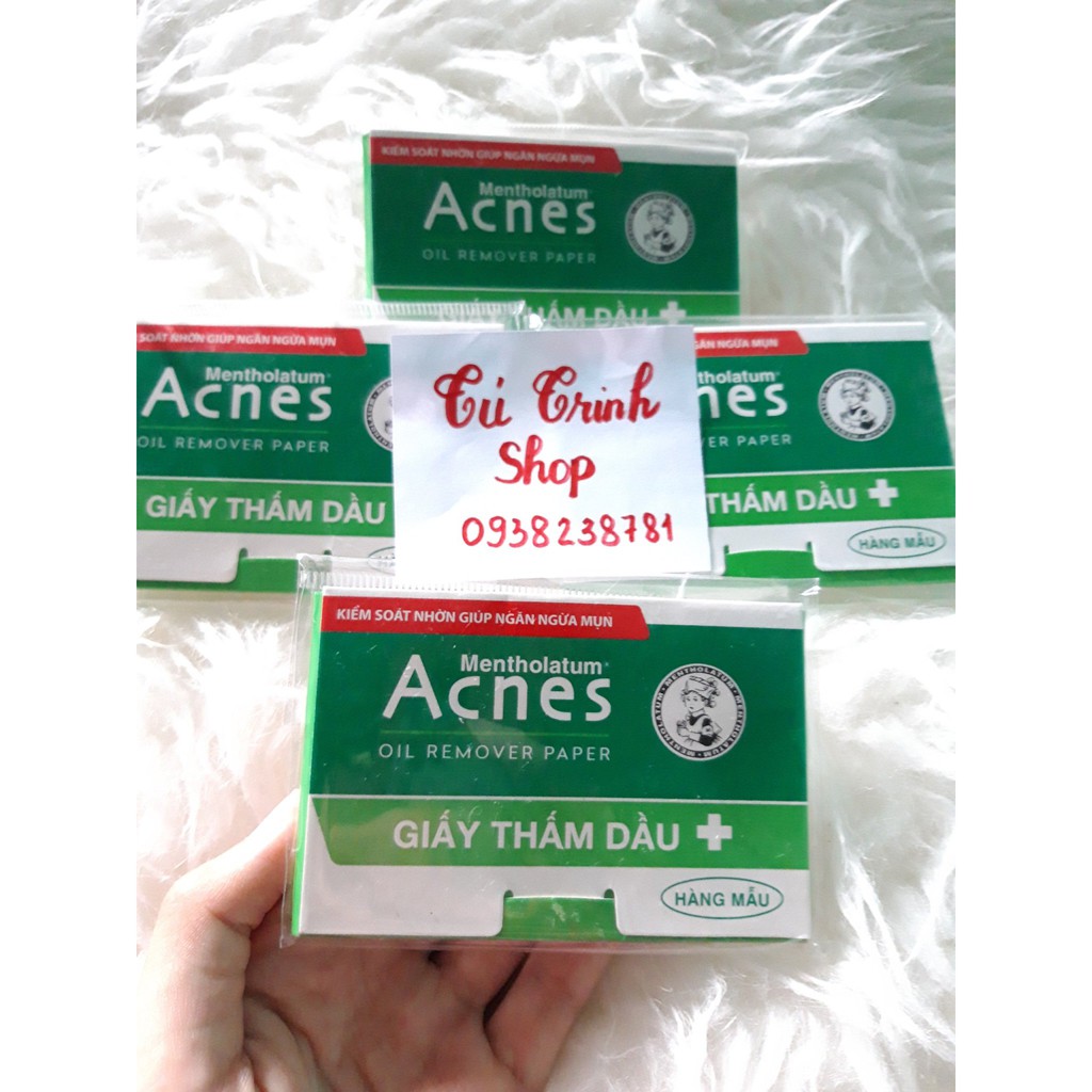 (MÂU THỬ ) Giấy thấm dầu Acnes ( gói 100 tờ hoặc gói 50 tờ)