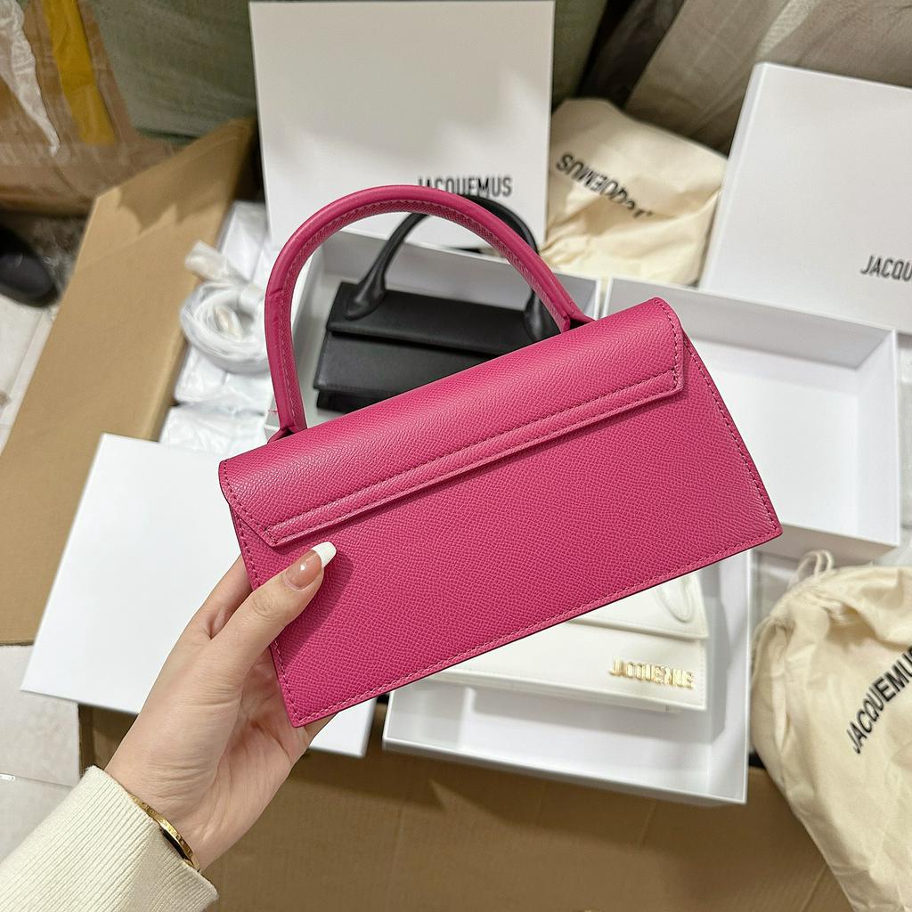 Túi xách JQ dáng ngang da sần đeo chéo fullbox xuất dư xịn 1:1 hàng chuẩn