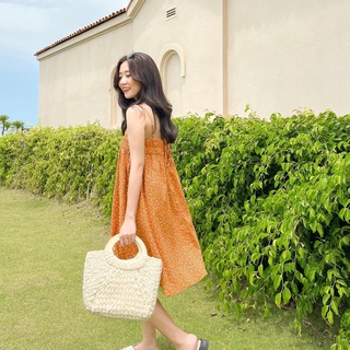 Đầm DIDI- Đầm 2 dây nhún ngực