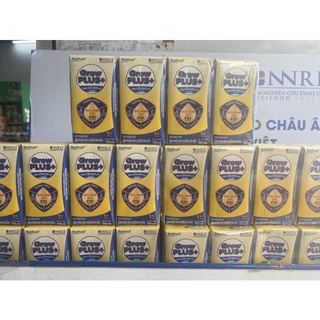 Thùng sữa bột pha sẵn grow plus vàng hộp 110ml