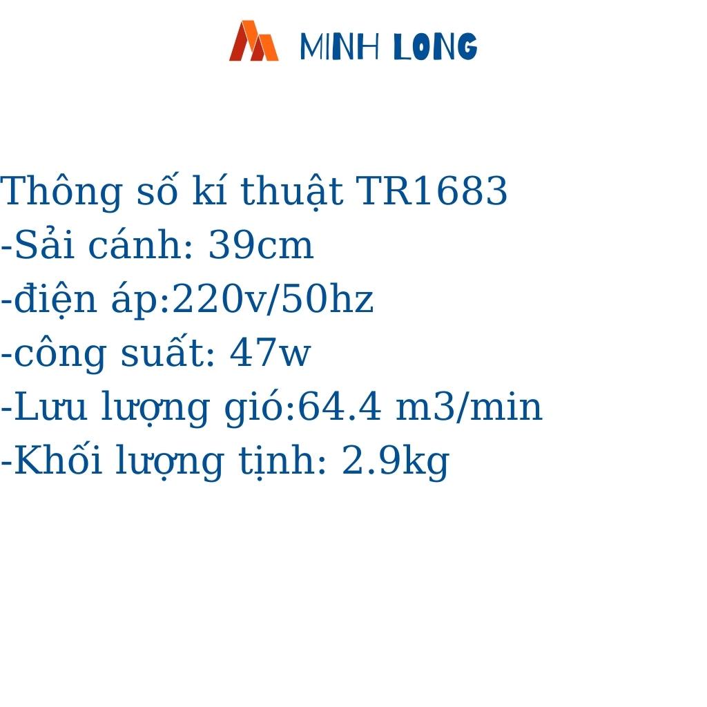Quạt treo tường điều khiển từ xa Senko TR1683 bảo hành 24 tháng hàng chính hãng  ship hỏa tốc TPHCM
